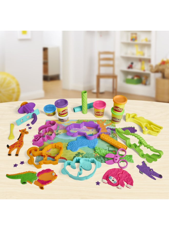 Play-Doh Wild Animals Toolset, Animal-Themed Arts and Crafts Activities for Kids, Kids Toys for 3 Year Old Boys and Girls and Up - Image 5